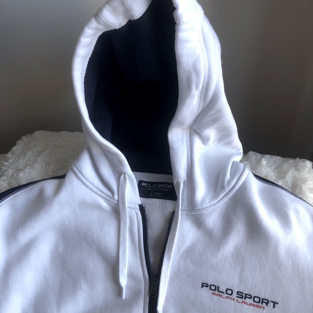 Polo hooded mens jacket